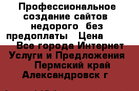 Профессиональное создание сайтов, недорого, без предоплаты › Цена ­ 5 000 - Все города Интернет » Услуги и Предложения   . Пермский край,Александровск г.